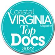 A logo for Coastal Virginia Top Docs.