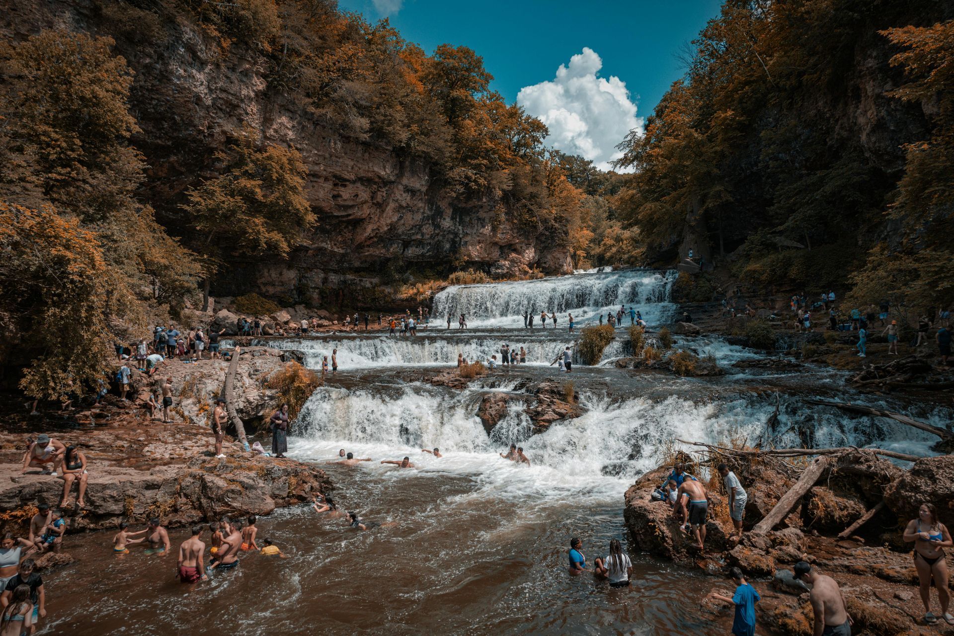 Willow River State Park Waterfall