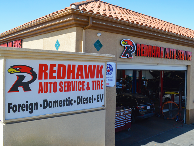 Outside of Our Garage Bays | Redhawk Auto Service