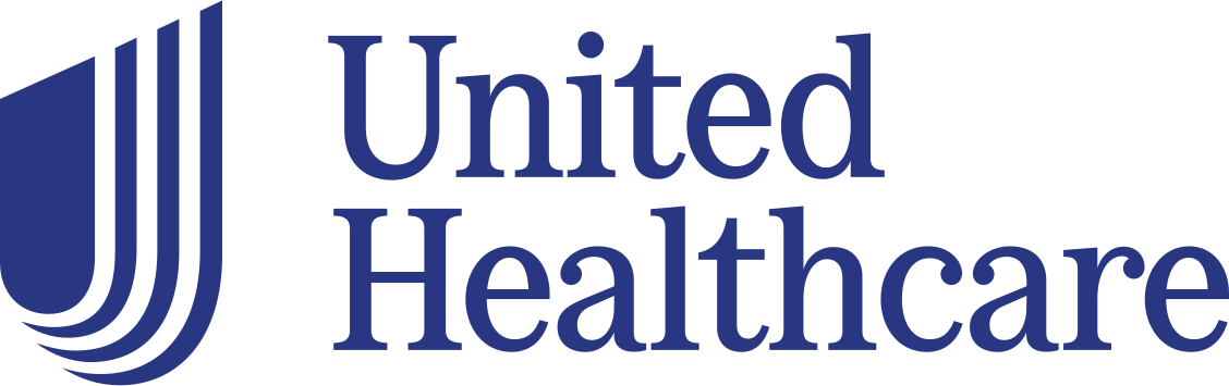 UnitedHealthcare logo in blue text with a blue U-shaped emblem