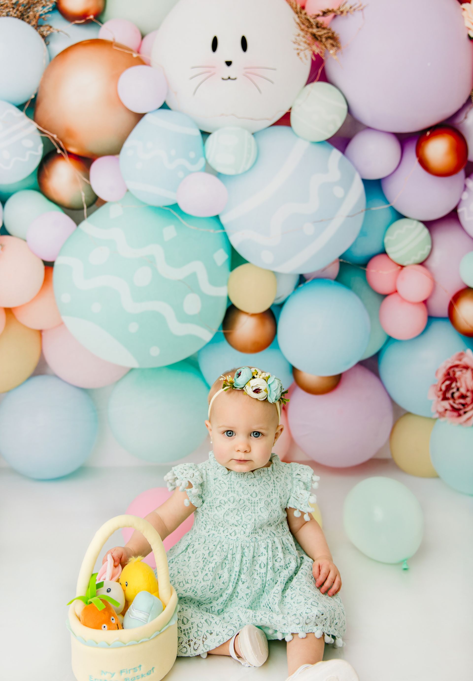 Children Easter Studio session in Cary NC