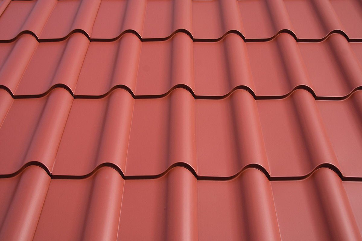 Interlock Mediterranean tile metal roofing system with lightweight aluminum tiles in British Columbia