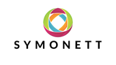 Dr. Symonett logo with a colorful circle in the middle