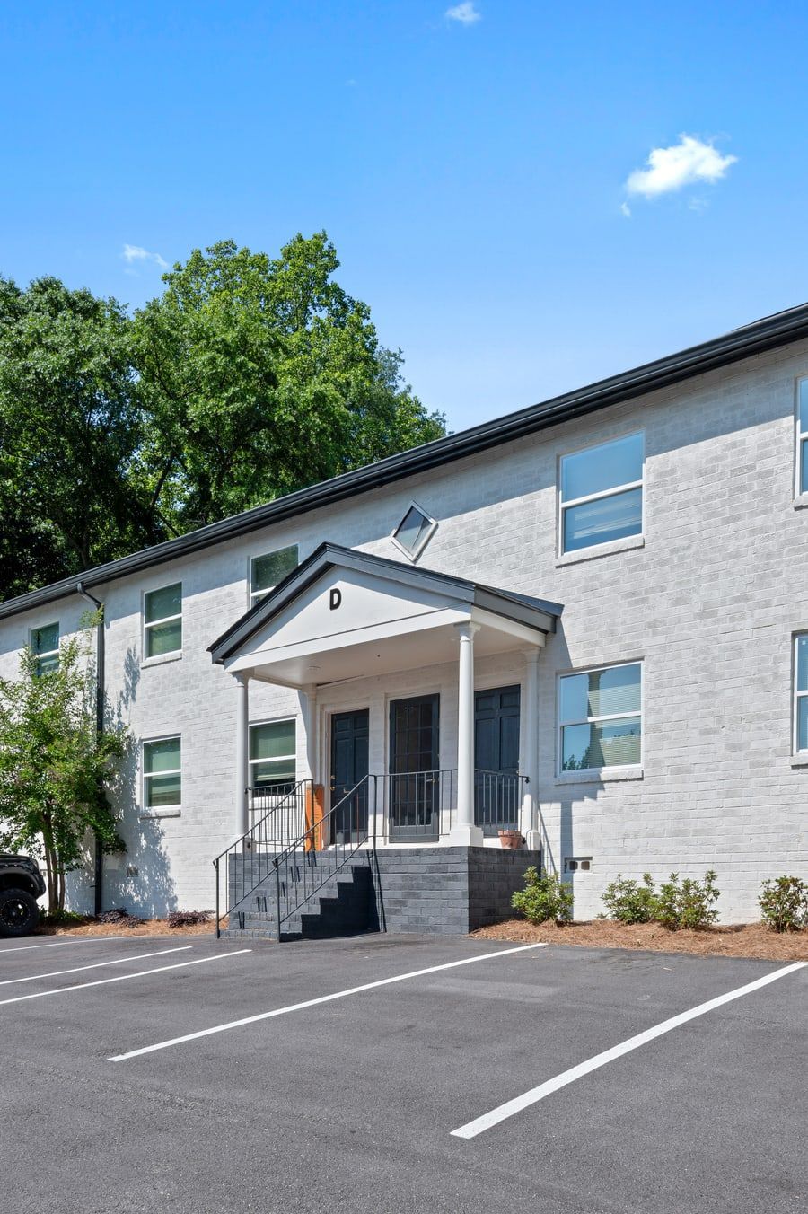 Apartment buildings at Collier Flats in Westside Atlanta