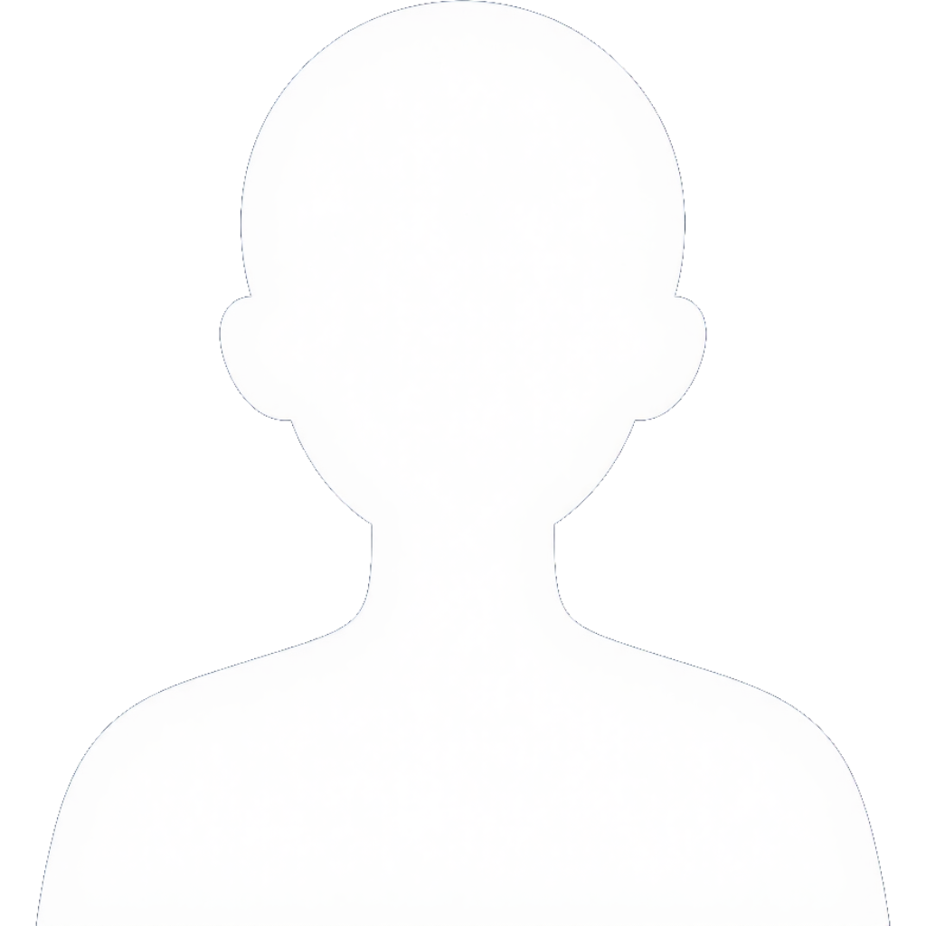 Blank profile silhouette icon on white background