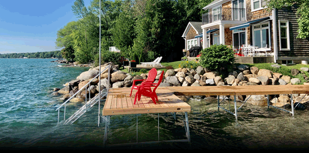Docks Unlimited - Customizations A scenic view of a reliable dock with personalized features and customizable additions
