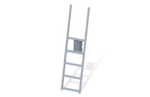 Docks Unlimited - Shorestation Dock Ladder An image of a dock ladder