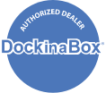 DockinaBox authorized dealer badge
