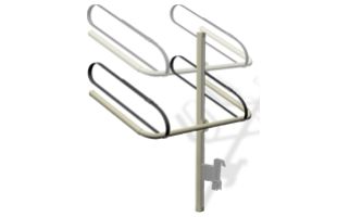 Docks Unlimited - Shorestation Paddle Board & Kayak Storage Rack An image of a paddle board and kayak storage rack