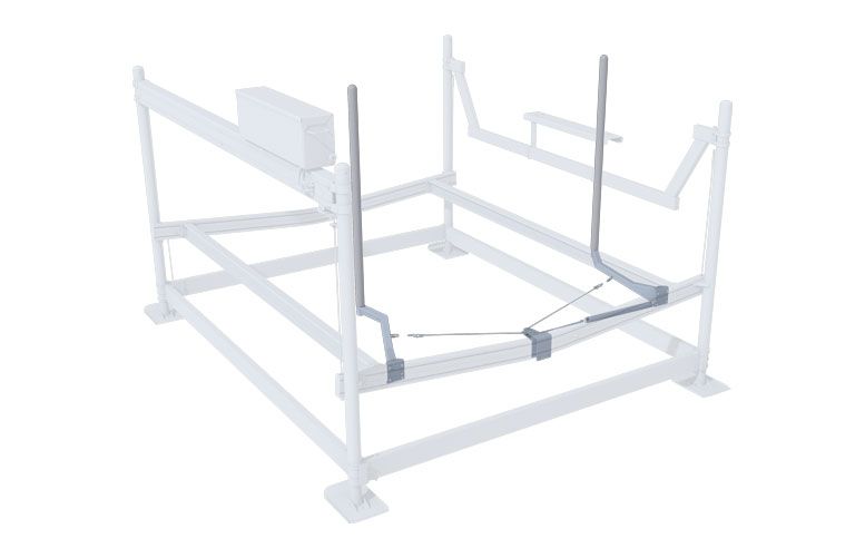 Docks Unlimited - Shorestation Centering Guides An image of boat lift centering guides