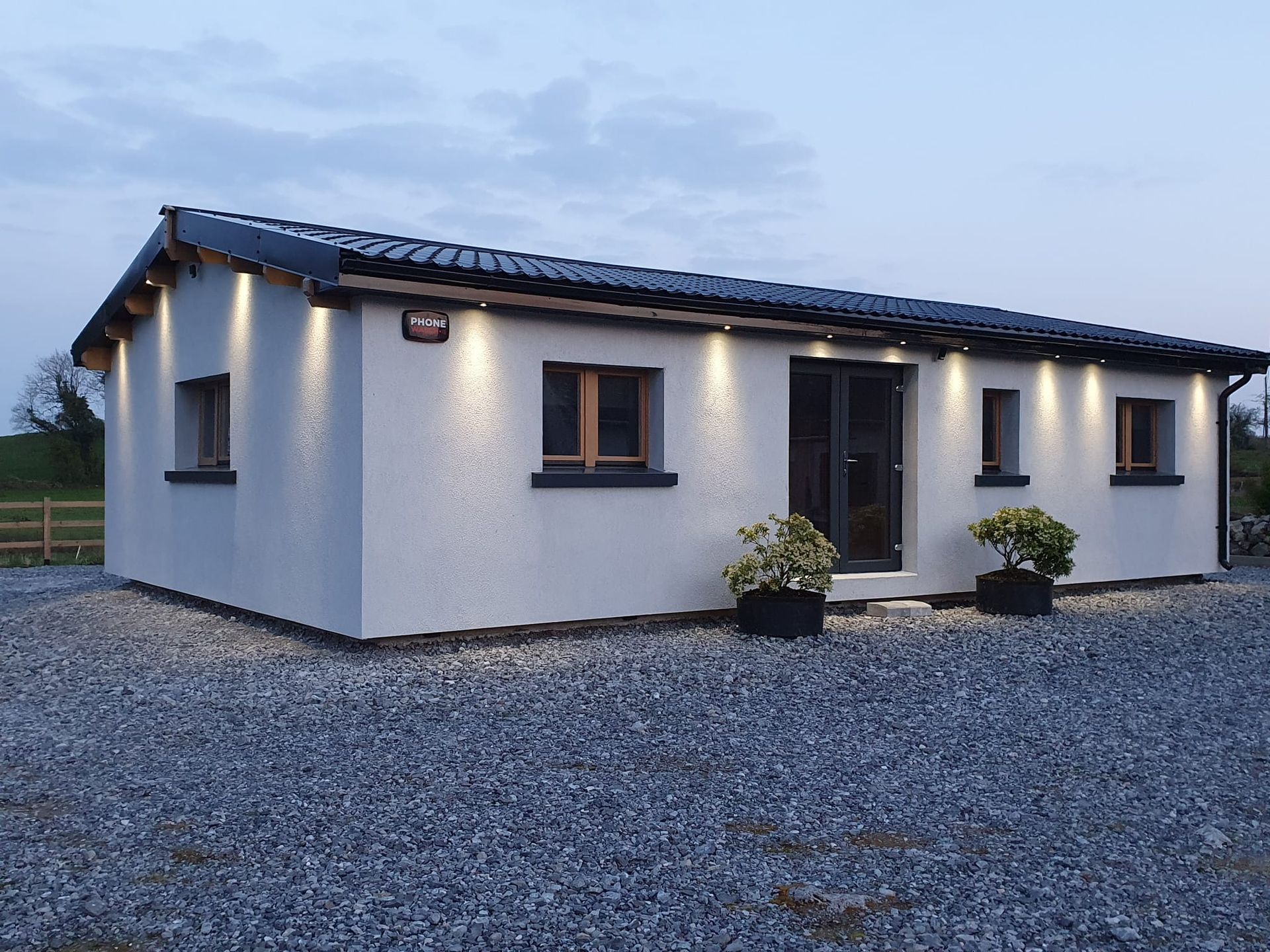 Cabin Plastered completed project Westmeath