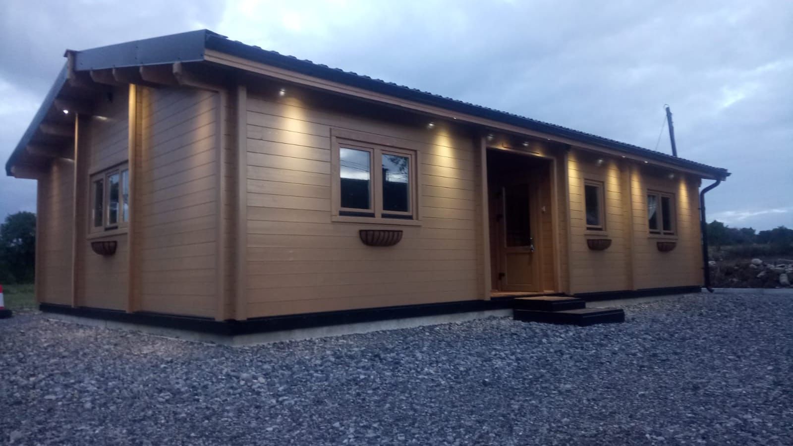 Cabin plastered in Westmeath County