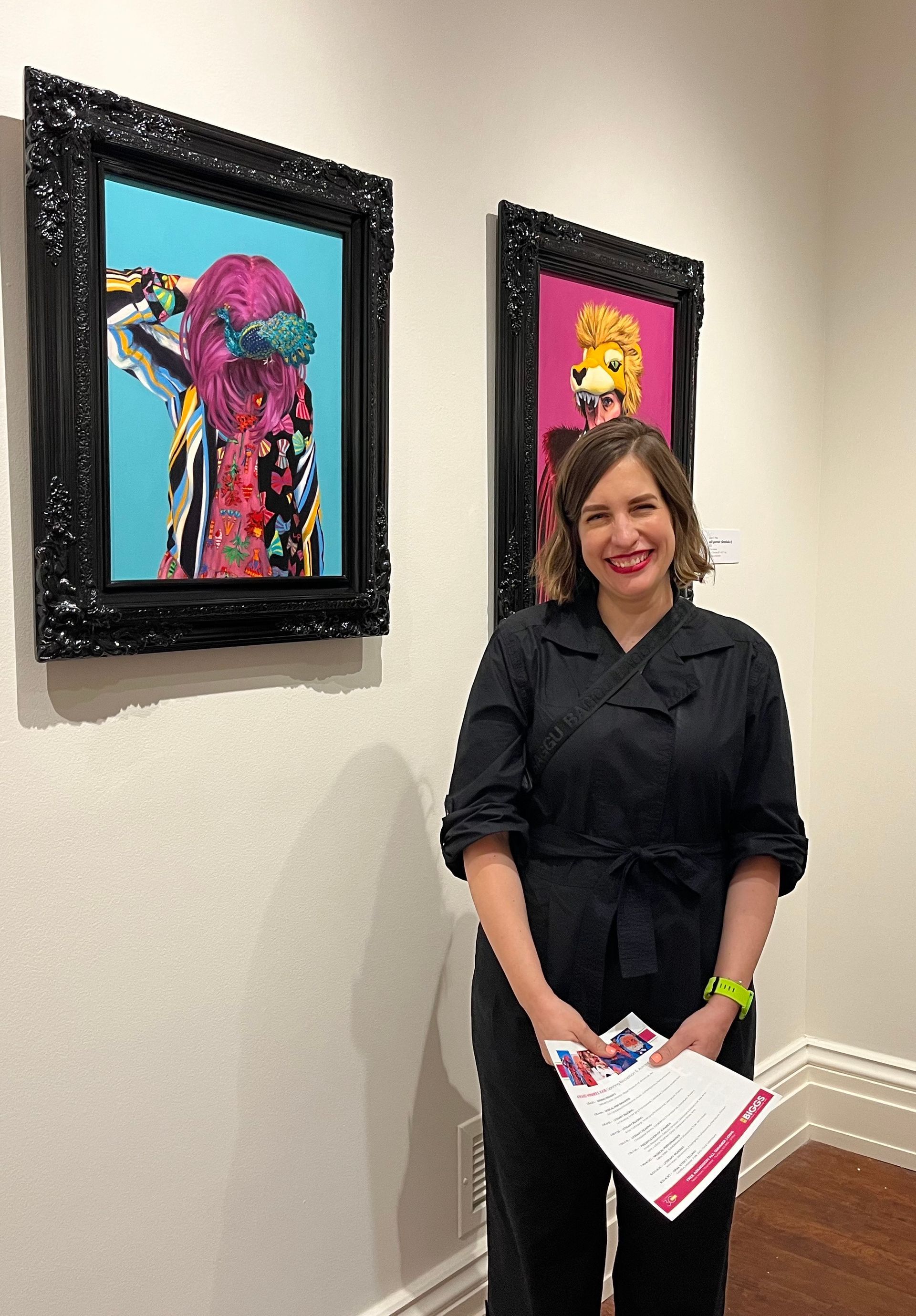 artist at Biggs Museum, 2023