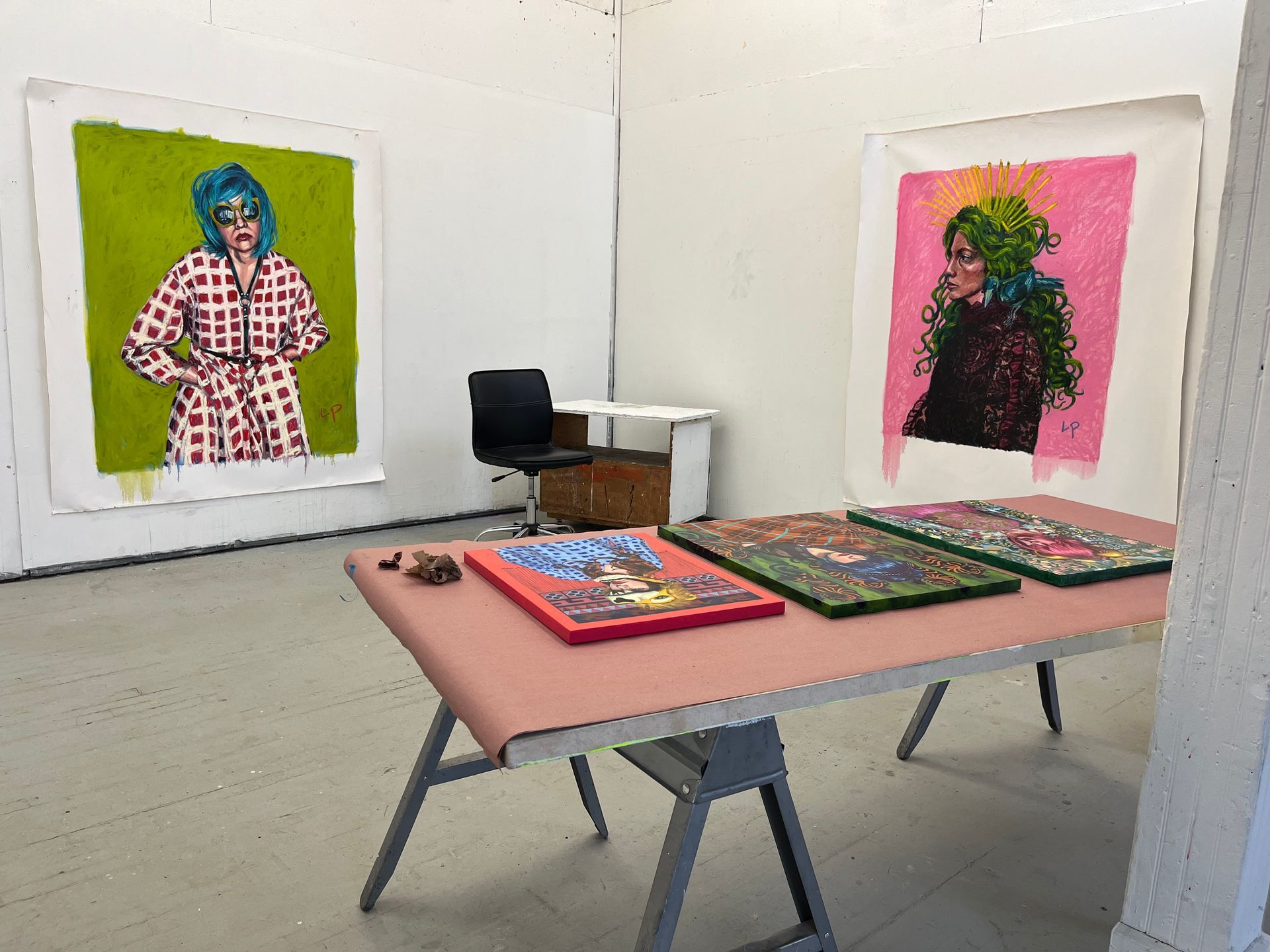 Vermont Studio Center residency studio