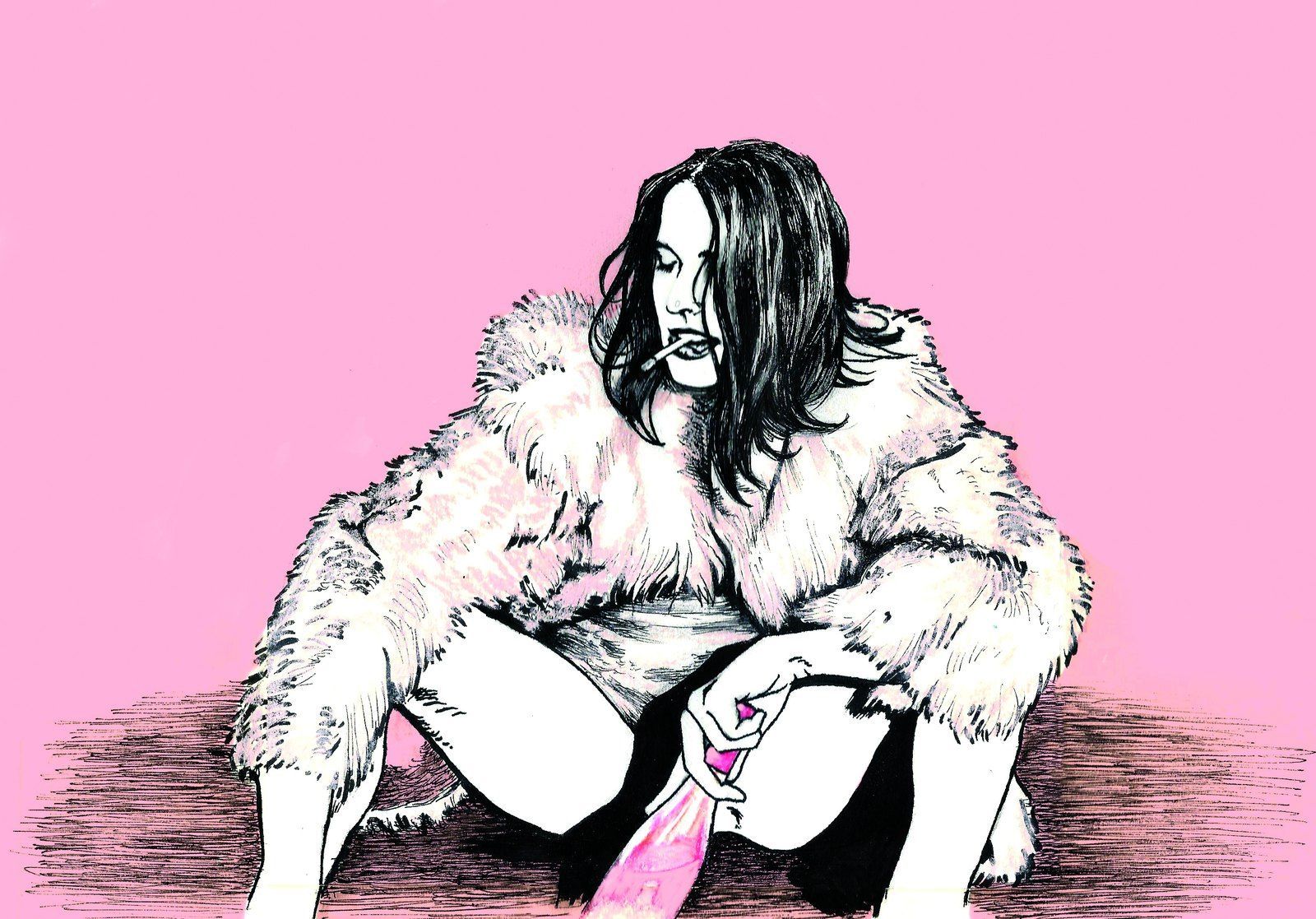 Around the Way 2017 label art by Dane Curley