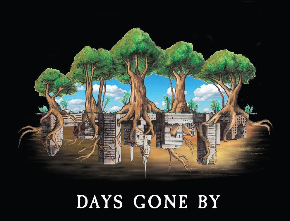 Days Gone By 2016 label art by Dane Curley
