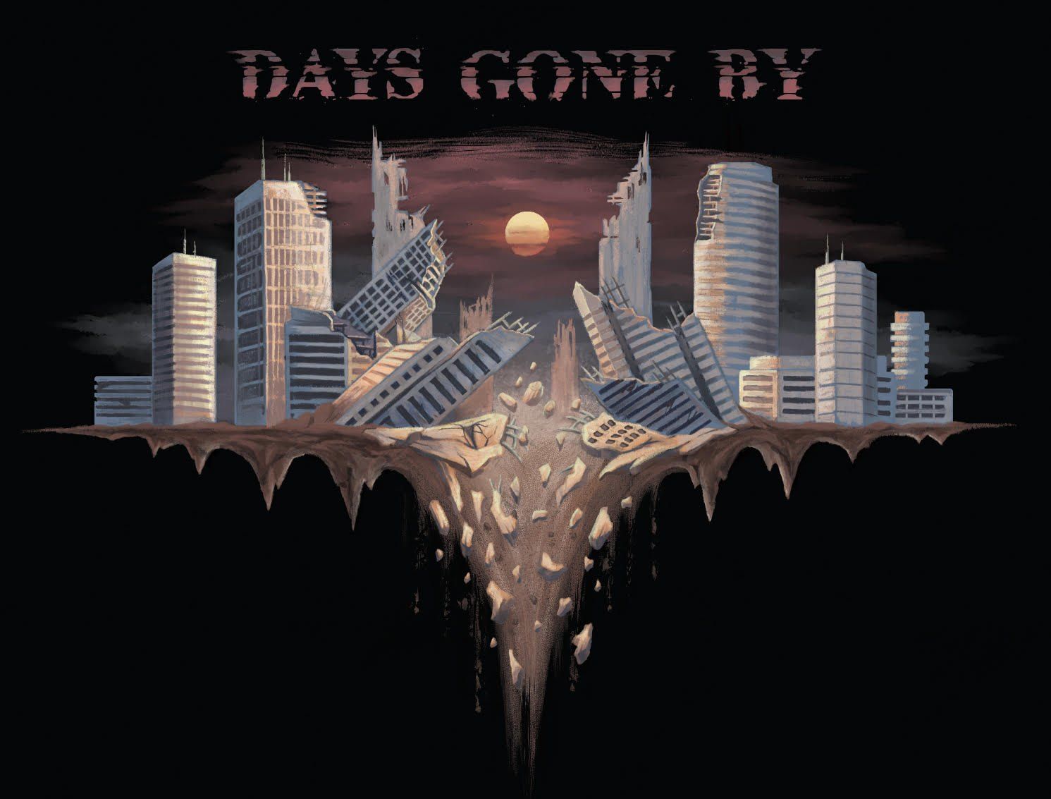 Days Gone By 2020 label art by Dane Curley