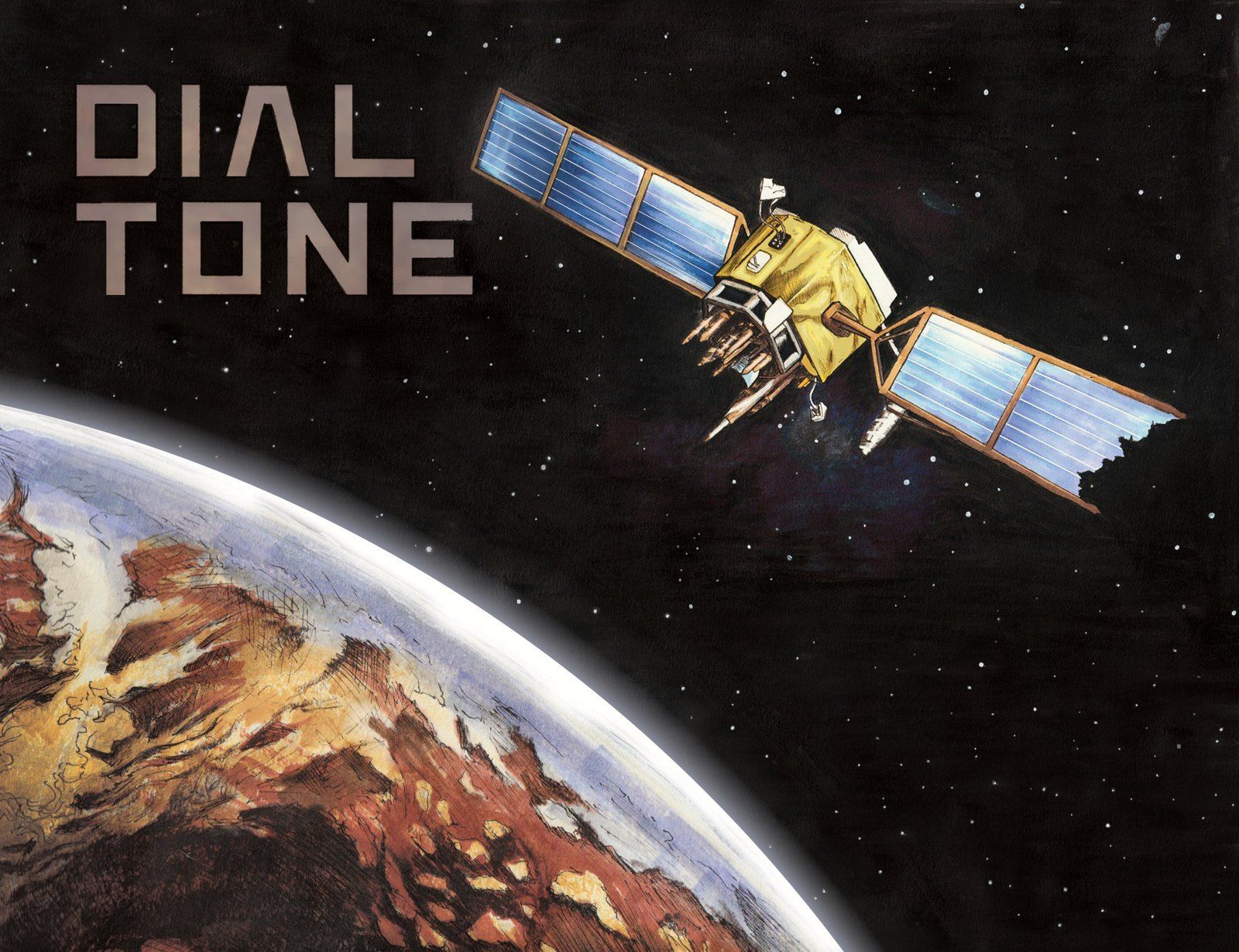 Dial Tone 2024 label art by Dane Curley