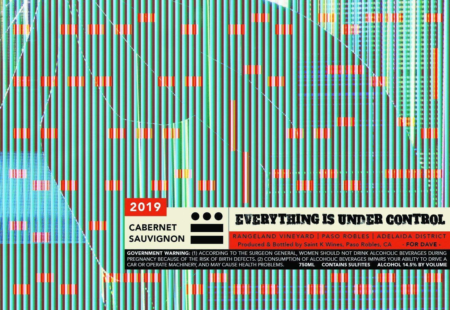 Everything Is Under Control 2019 label art by Dane Curley