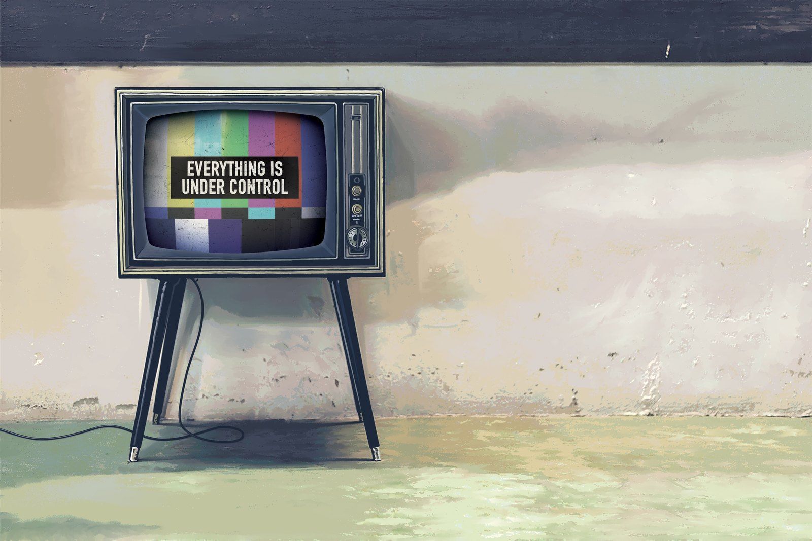 Everything Is Under Control 2023 label art by Dane Curley