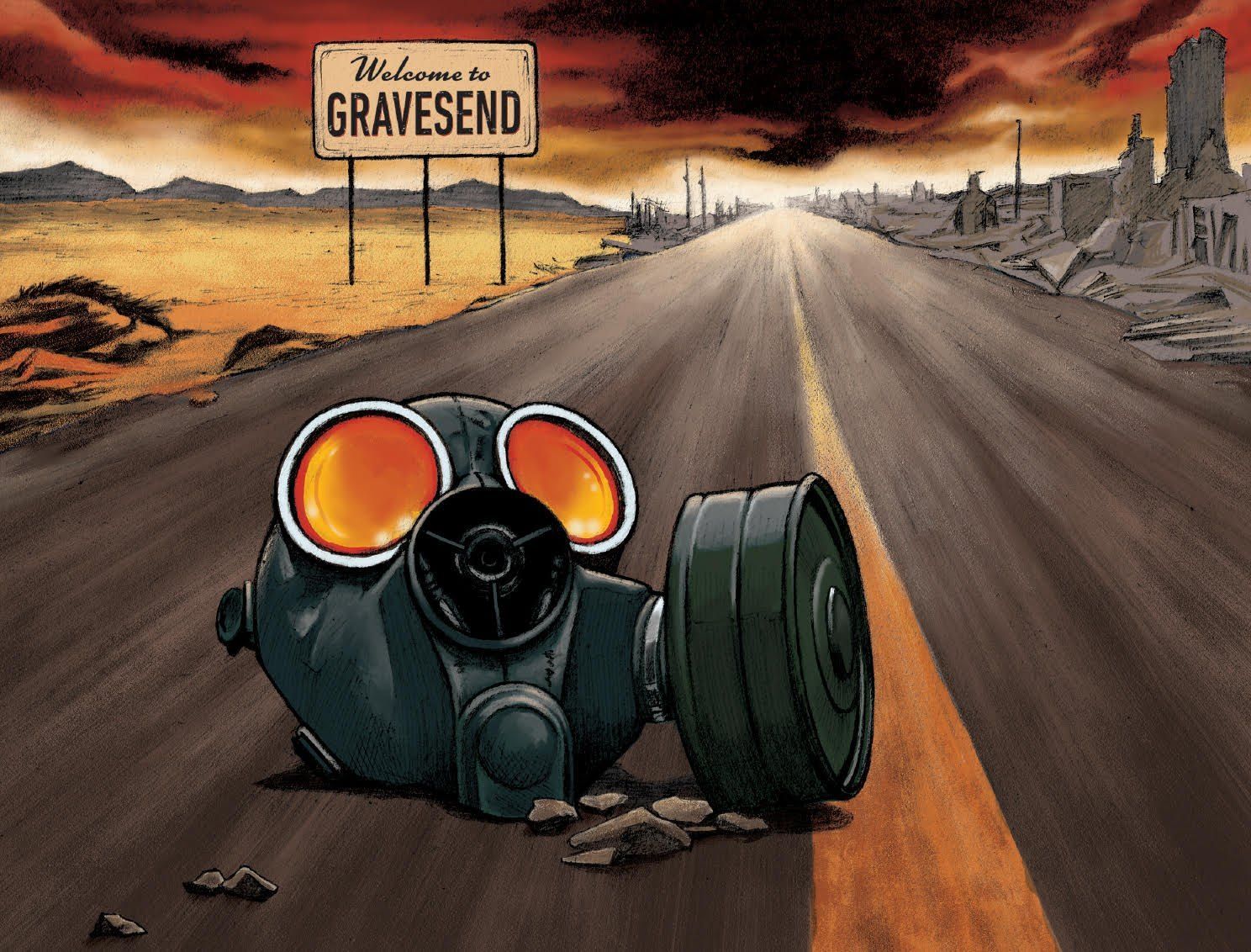 Gravesend 2021 label art by Dane Curley