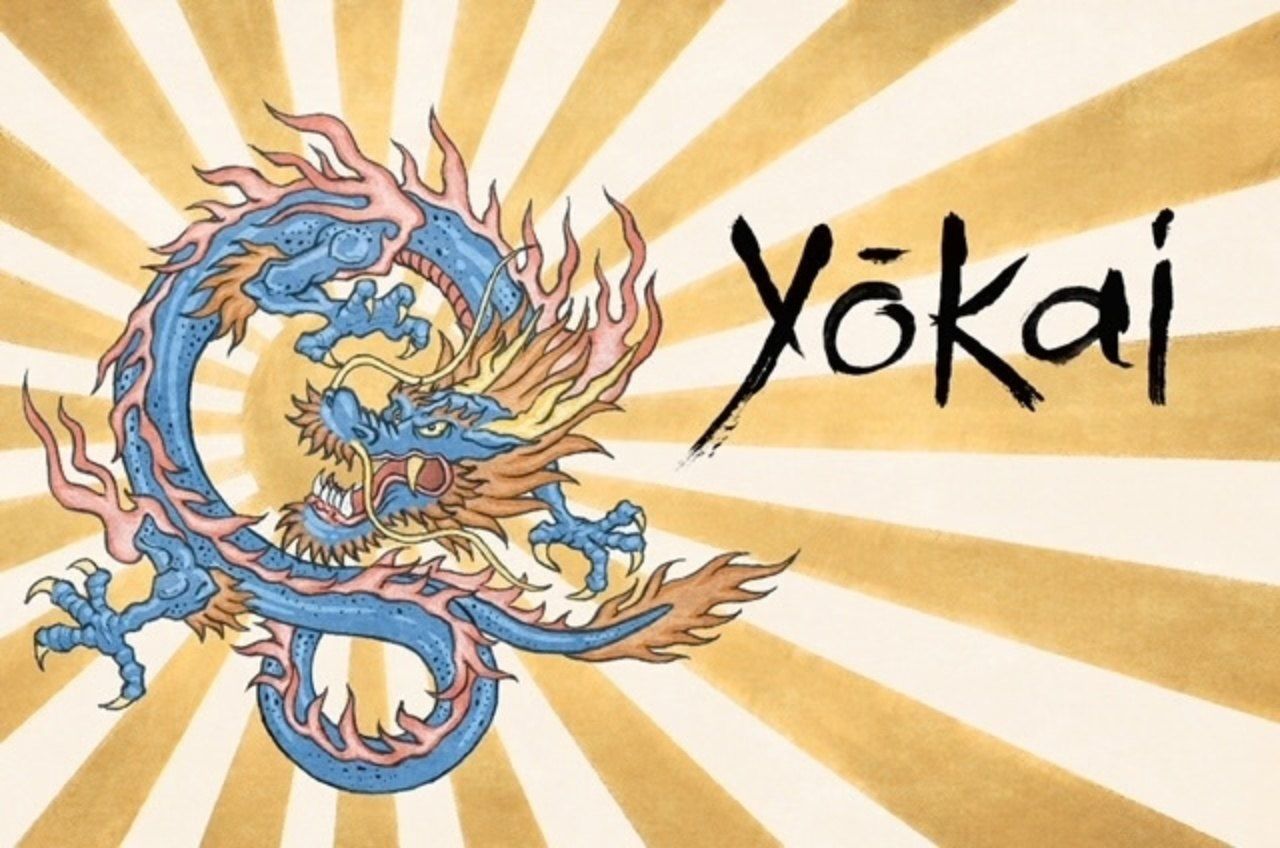 Yōkai 2021 Chardonnay label art by Dane Curley
