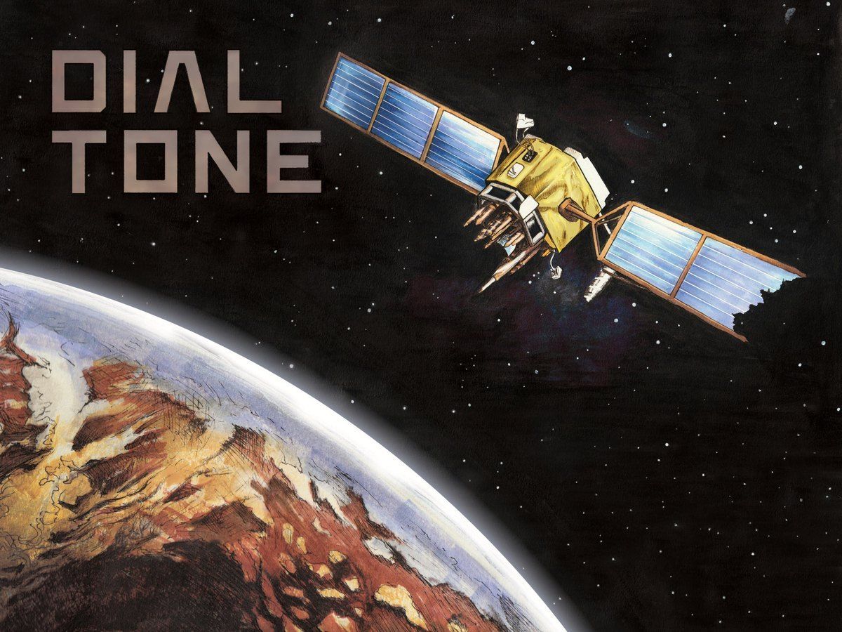 Dial Tone label art by Dane Curley
