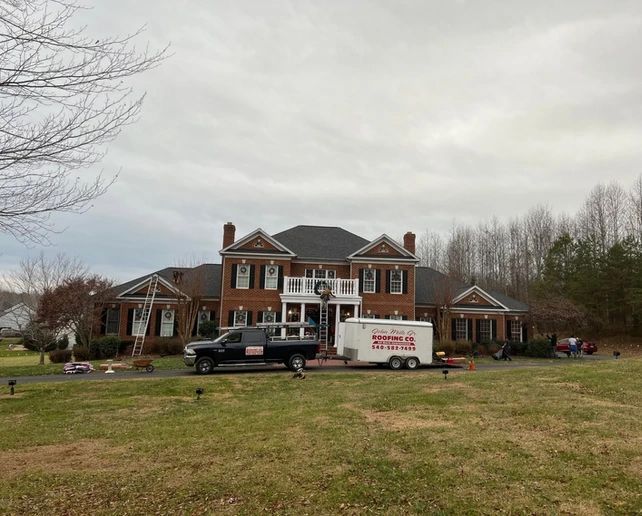 Big Nice House — Fredericksburg, VA — John Mills JR Roofing Co. Big Nice House — Fredericksburg, VA — John Mills JR Roofing Co.