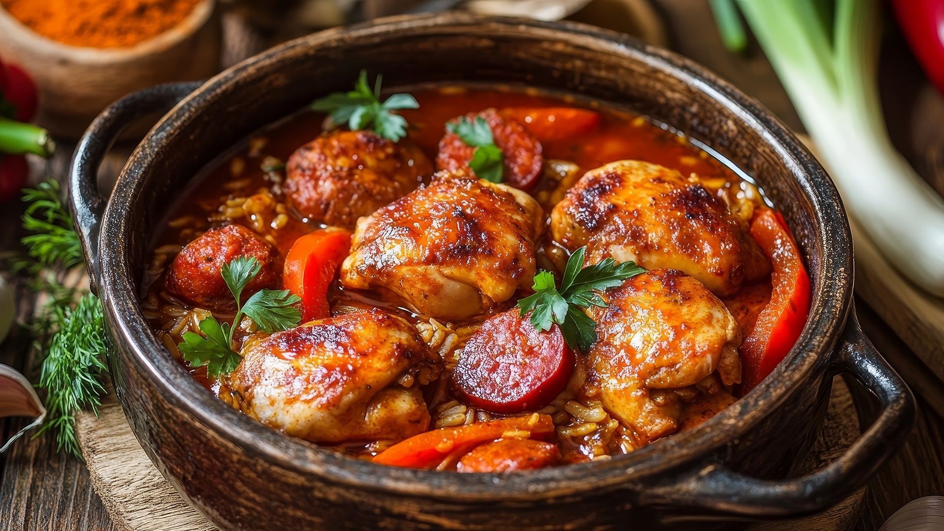 Ash Barlow's recipe: Chicken Thighs & Chorizo
