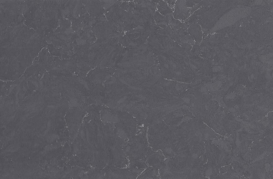 Gray marble countertop with subtle white veining.