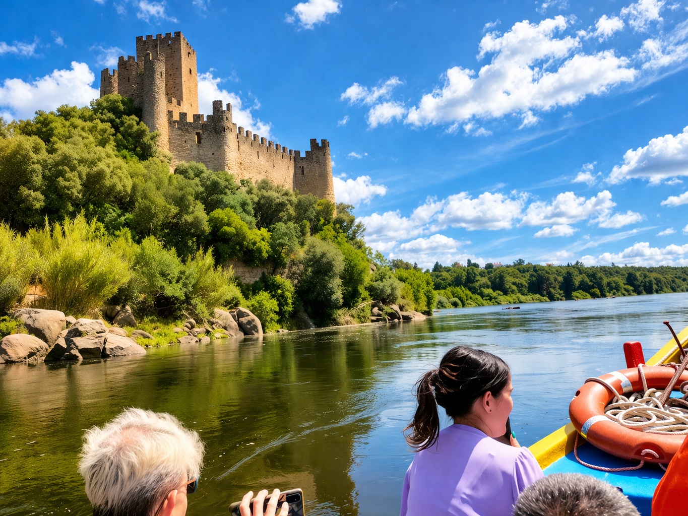 Almourol Knights Templar Medieval Castle SUV Tours River Cruises The Amity Family