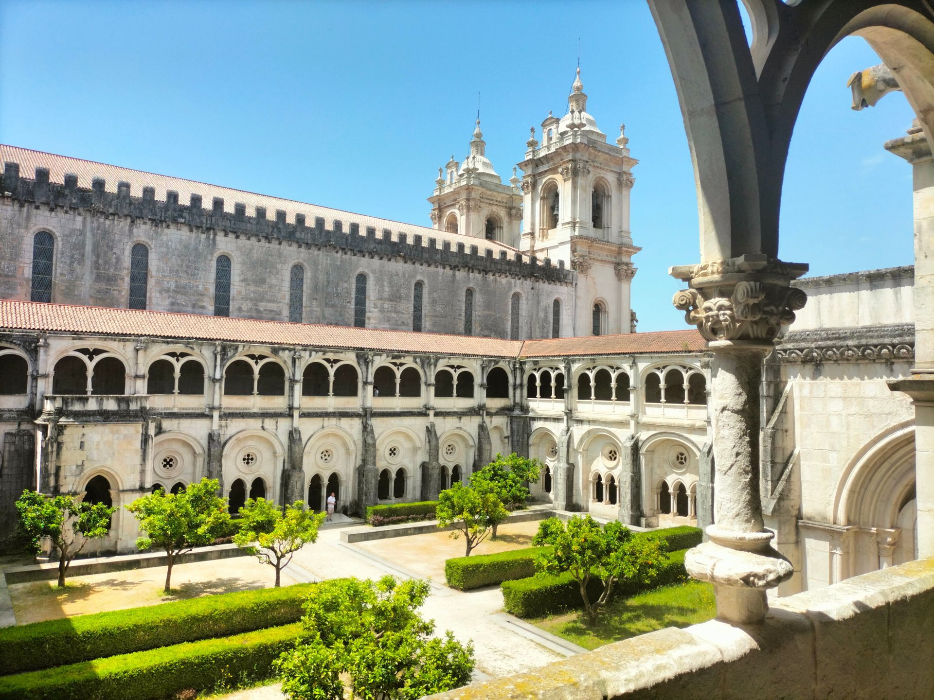 The Amity Family Tours Activities Historic Alcobaça Abbey Gothic Cloister Monks
