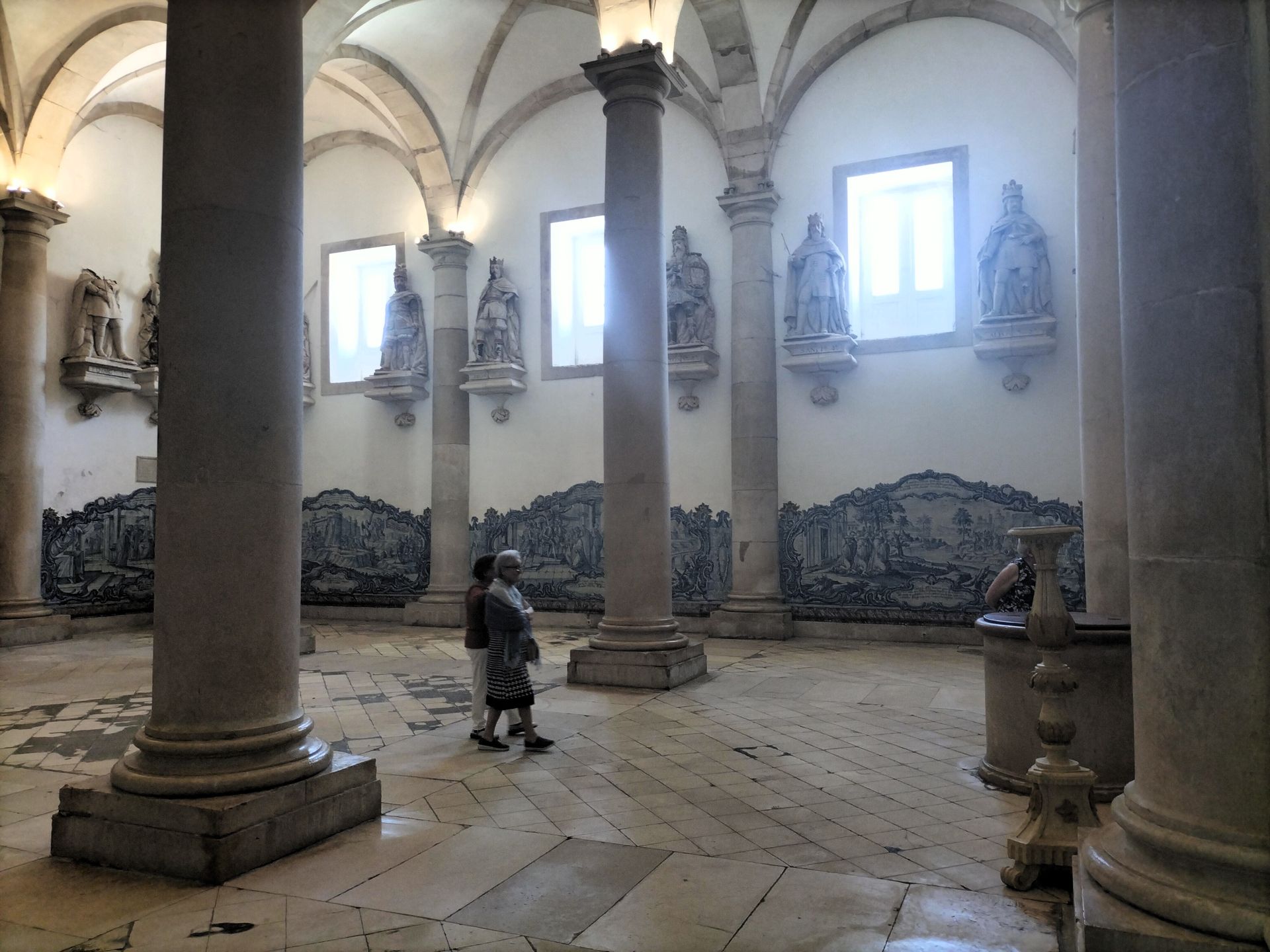 The Amity Family Tours Activities Historic Alcobaça Abbey Gothic Tiles and Statues