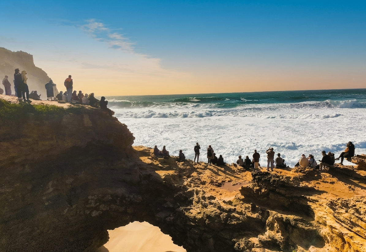 Nazaré The Biggest Waves in the World Tours The Amity Family