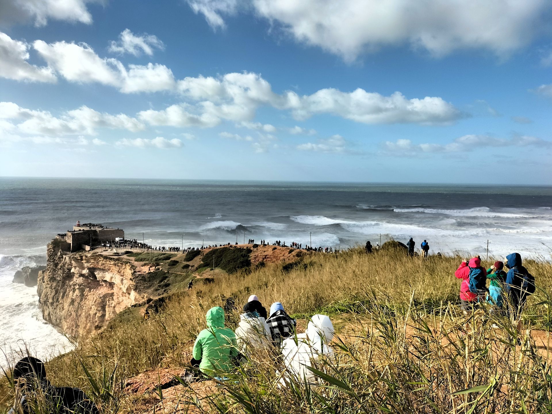 The-Amity-Family-Tours-And-Activities-Nazaré-Portugal-Landscape-Atlantic-Giant-Waves-Fort-Lighthouse