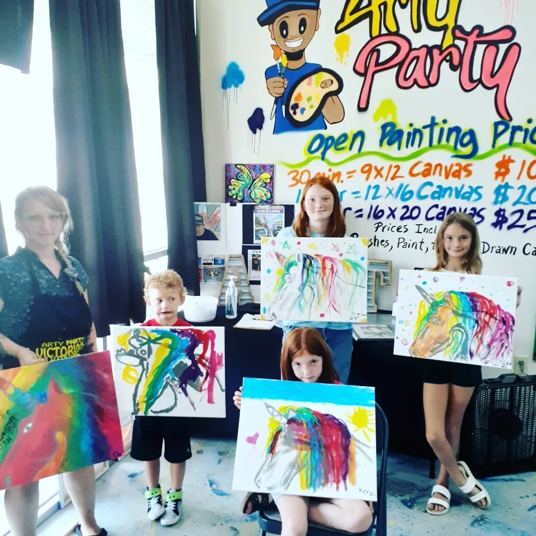 Kids Art Party Event