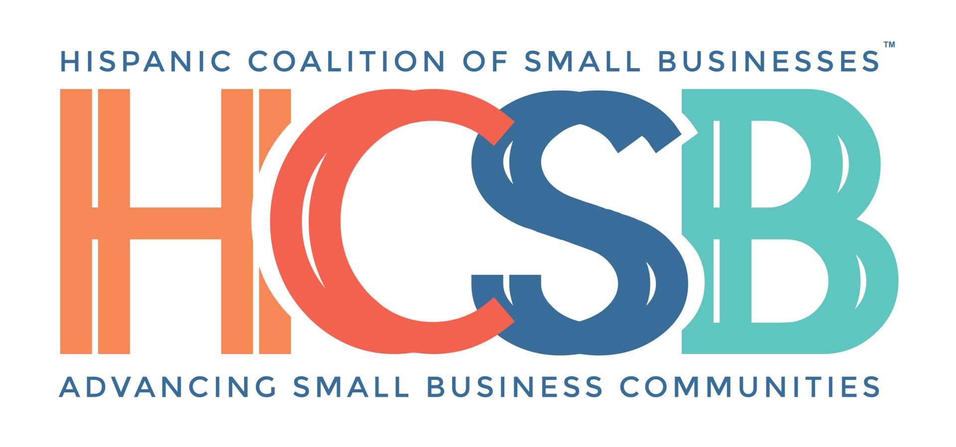 The logo for the hispanic coalition of small businesses advancing small business communities.