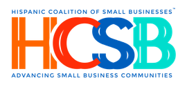 The logo for the hispanic coalition of small businesses advancing small business communities.