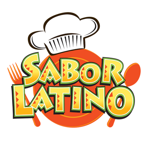 A logo for a restaurant called sabor latino