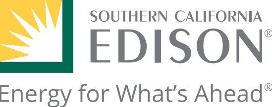 The logo for southern california edison energy for what 's ahead