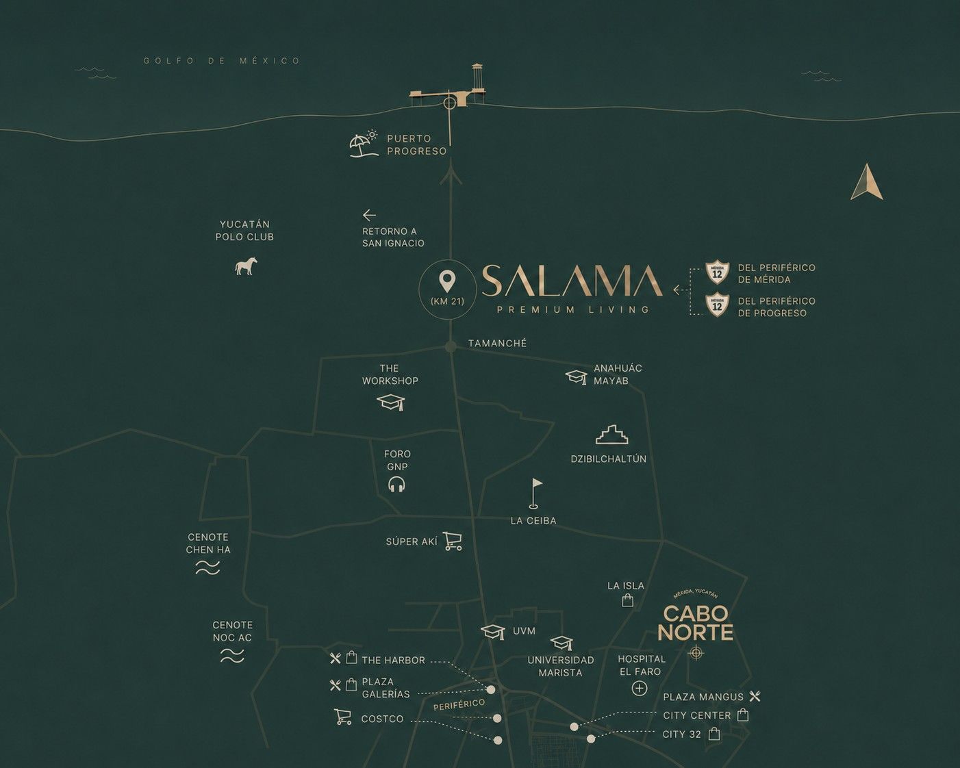 Mapa de ubicación de Salama