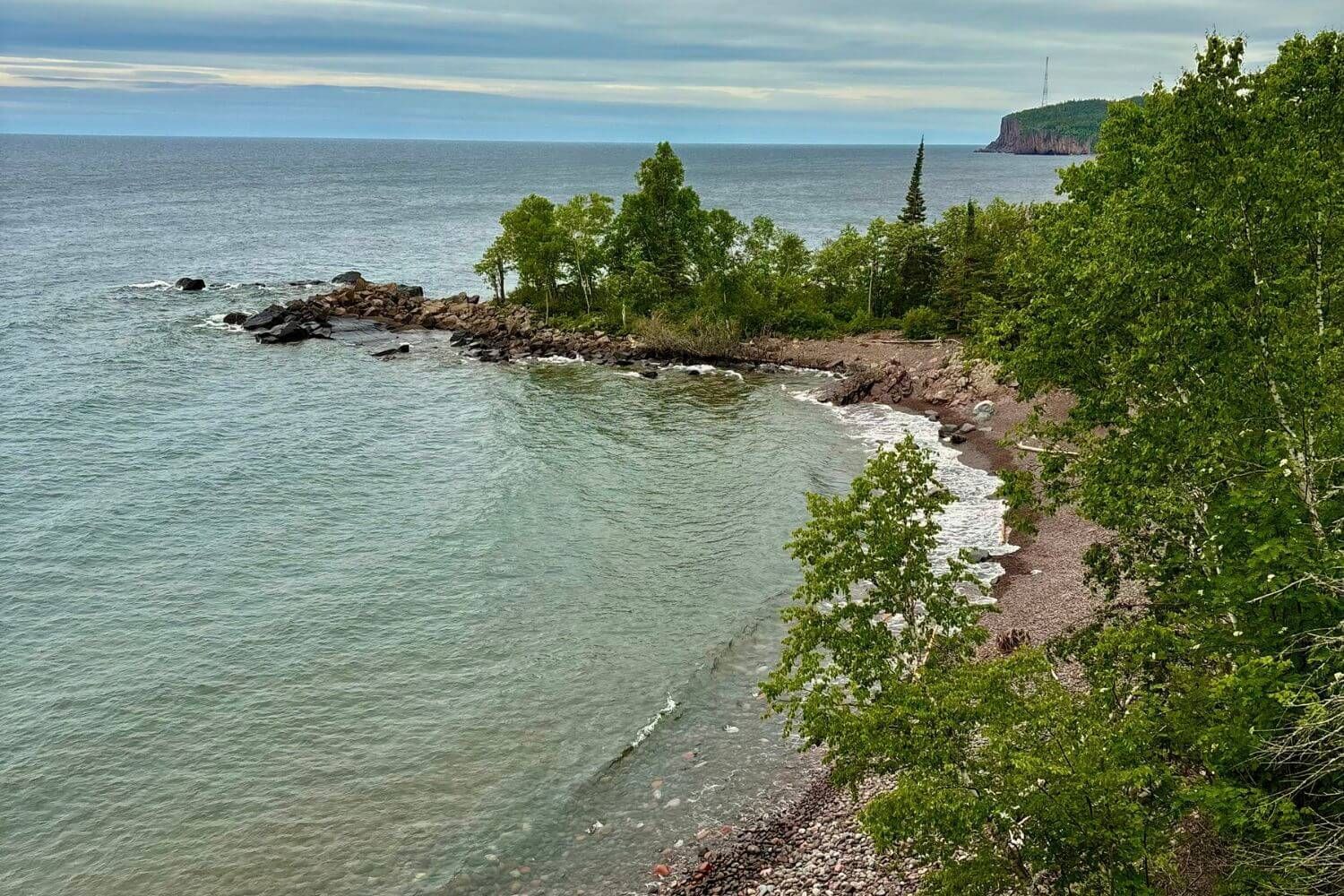 A beach on the north shore