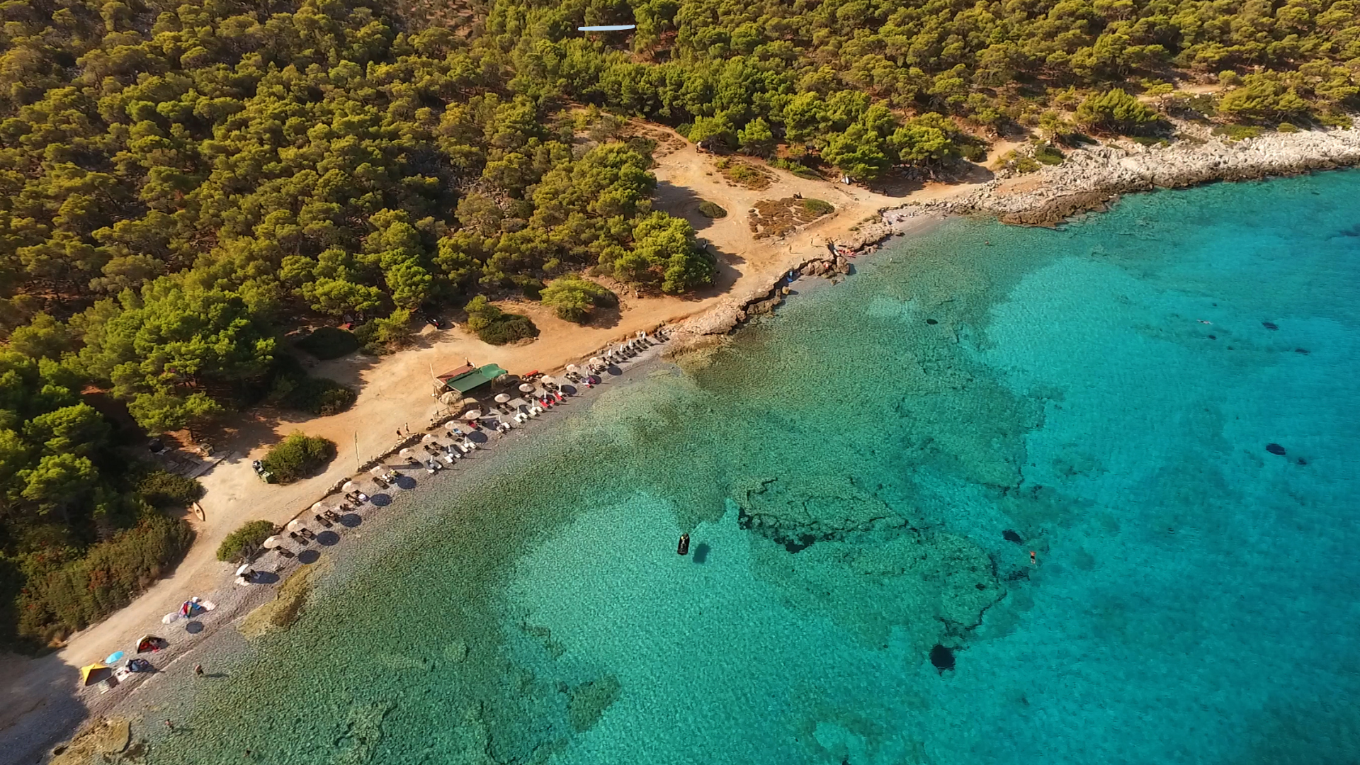 agistri view from above