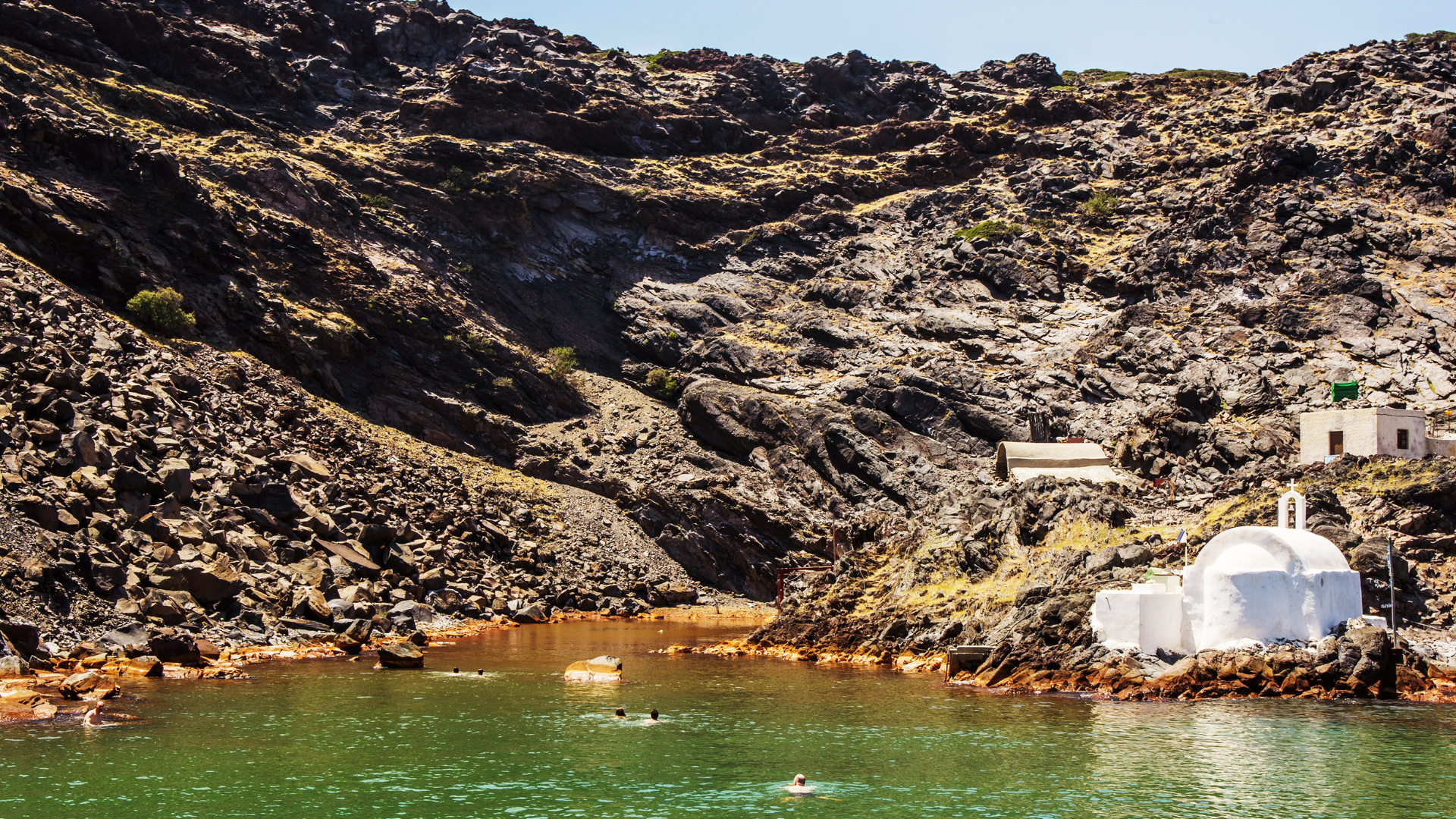 hot springs of santorini