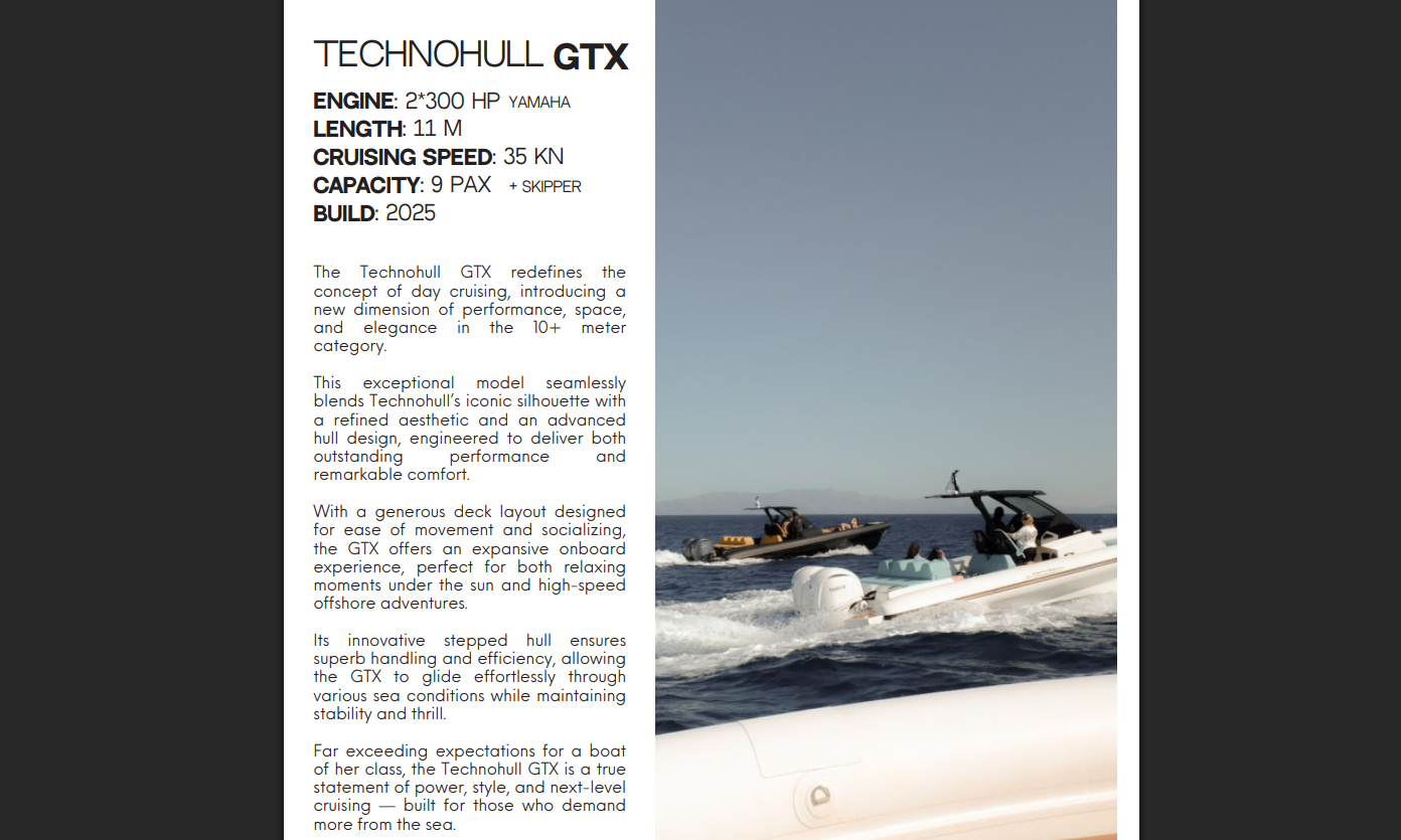 Technogull GTX  details and sailing on sea