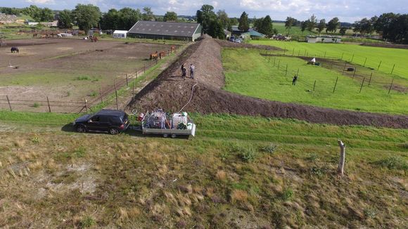hydroseeding / vloeibaar zaaien
