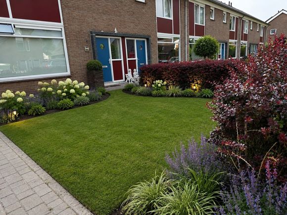 prachtige voortuin