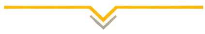Yellow zigzag chevron line with a gray accent beneath it on a white background