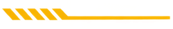Orange striped loading bar with diagonal chevrons on the left
