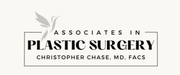 Logo for Associates in Plastic Surgery by Christopher Chase, MD, FACS, with a hummingbird graphic.